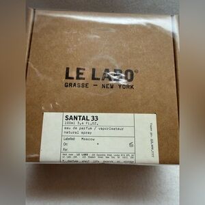 Le Labo Santal 33 Fragrance perfume 3.4 oz 100ML NEW